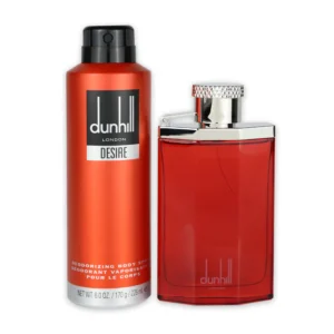 مجموعة هدايا عطر دنهيل دزاير ريد للرجال - 100ML - Dunhill Desire Red Gift Set